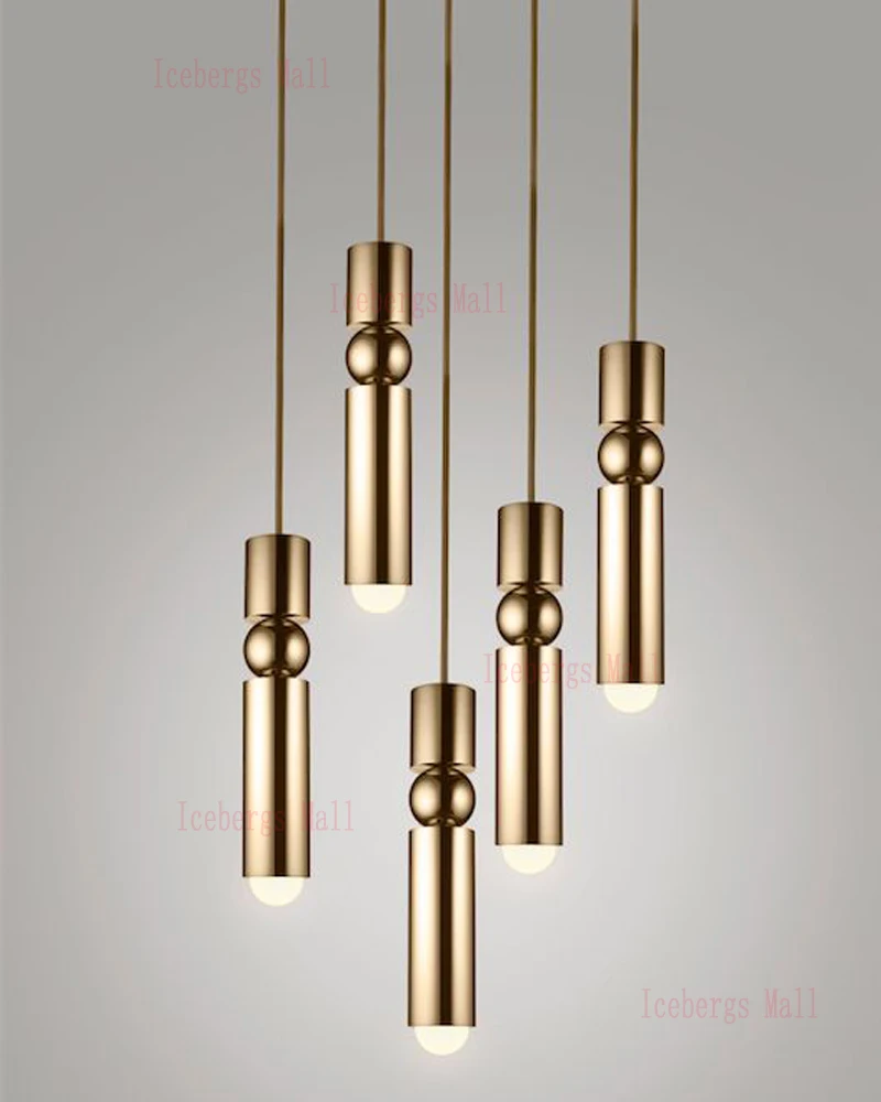 Postmodern Aluminum G9 LED Pendant lights Individuality Creative Cafe Bar Restaurant Droplight,Home Simple Ceiling light Fixture7