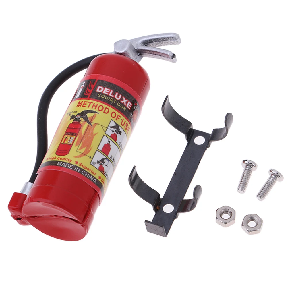 MagiDeal 1/10 Scale RC Vehicle Toy Crawlers Fire Extinguisher for Traxxas SCX10 D110 D90 Accessory