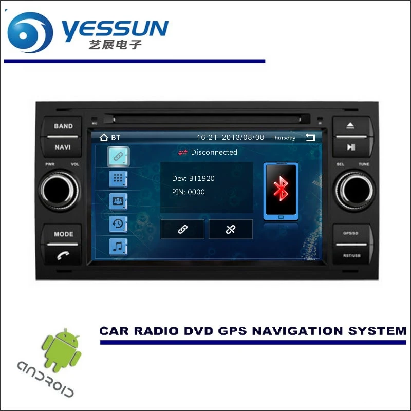 Clearance YESSUN Wince / Android Car Media Navi System For Ford C-Max / Galaxy 2005~2009 CD DVD GPS Player Navi Radio Stereo HD Screen 3