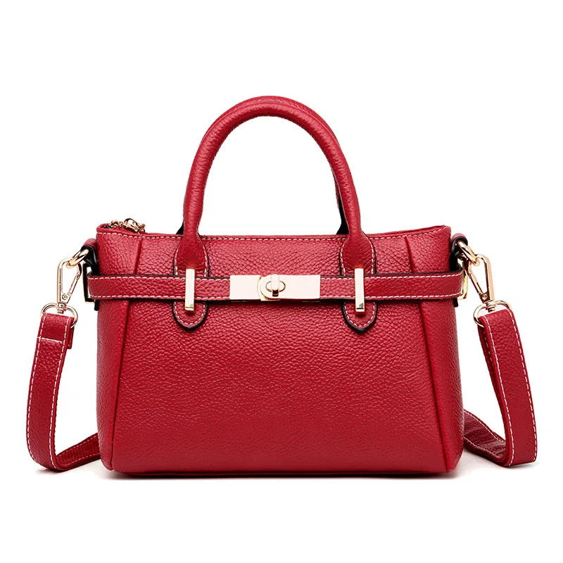 

Chu JJ Genuine Leather Women's Handbags Shoulder CrossBody Bags Ladies Fashion Messenger Bag Women Casual Tote Bags