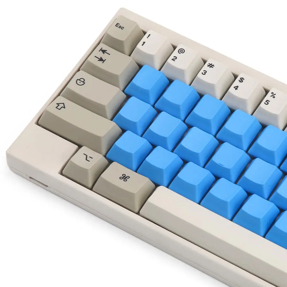 Пустые 33 клавиши PBT Материал Смешанные цвета колпачки для Topre Realforce HHKB емкостная клавиатура