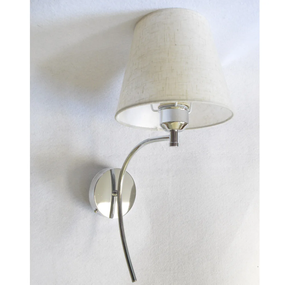GLW Mount Wall lamp Flaxen Fabric Cloth shade Sconce E27 Lighting