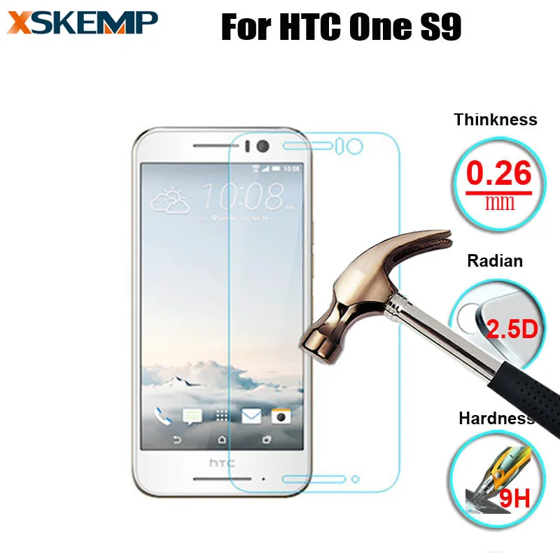 Премиум качество Настоящее Высокопрочное Стекло для htc один S9 Экран защитная