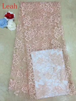 

stock 5yards/bag XC42 7 colors embroidery sequins luxury French style fabrics for wedding dresses Free shipping
