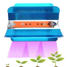 6 шт. COB светодиодный Фито лампа 30 Вт 50 Вт 80 Вт высокой мощности прожекторы для выращивания AC110V 220 В IP65 полный спектр для растений и овощей