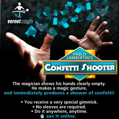 Confetti Shooter by Vernet Magic 