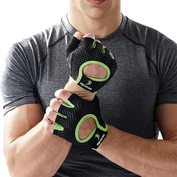 

Professional Gym Fitness Gloves Power Weight Lifting Women Men Crossfit Workout Bodybuilding Half Finger Hand Protector
