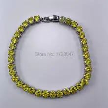 Дизайн браслет Модный золотой цвет прозрачный Роскошный AAA циркон ювелирные изделия браслеты