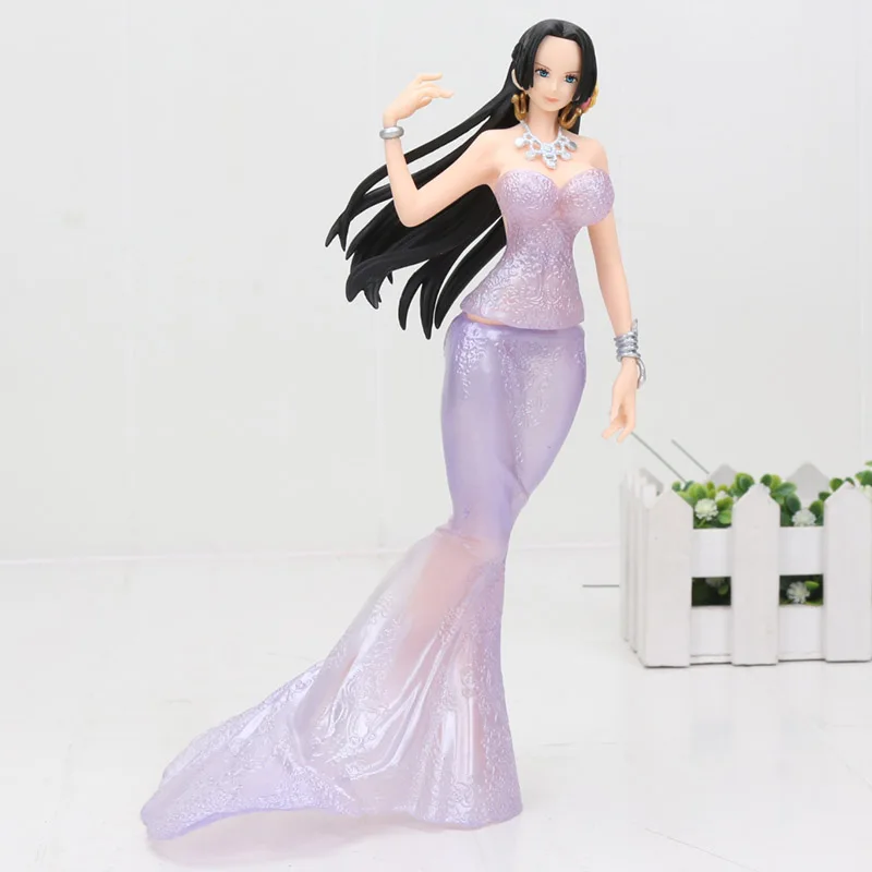 23 см Аниме One Piece Glitter & Glamours фигурка Боа Хэнкок стиль удара 2 цвета ПВХ