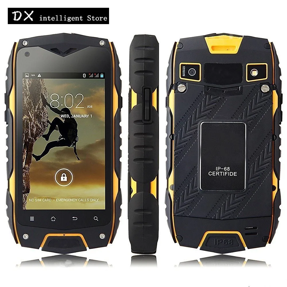 bilder für GuoPhone Z6 4,0 Zoll IP68 Wasserdicht stoßfest Handy Handy MTK6572 Dual Core Android 4.2 512 MB + 4 GB 5MP GPS Dual Sim telefon bilder für GuoPhone Z6 4,0 Zoll IP68 Wasserdicht stoßfest Handy Handy MTK6572 Dual Core Android 4.2 512 MB + 4 GB 5MP GPS Dual Sim telefon