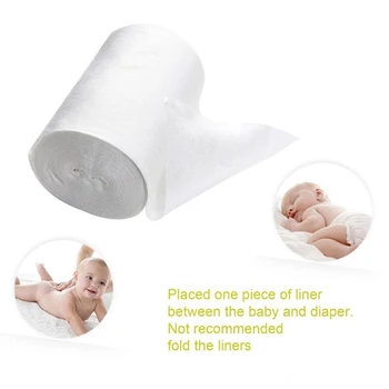 

1 Roll Baby Diaper Nappy Disposable Cloth Nappy Baby Safety Liners Baby Diaper / changing diaper pad Supplies