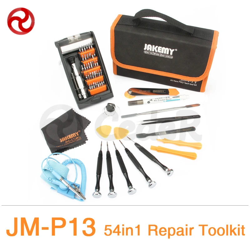 

JAKEMY 54 in 1 Screwdriver Set Smartphone Laptop Computer Electrical Home Furniture Repair Precision Screwdriver Tool Kit JM-P13