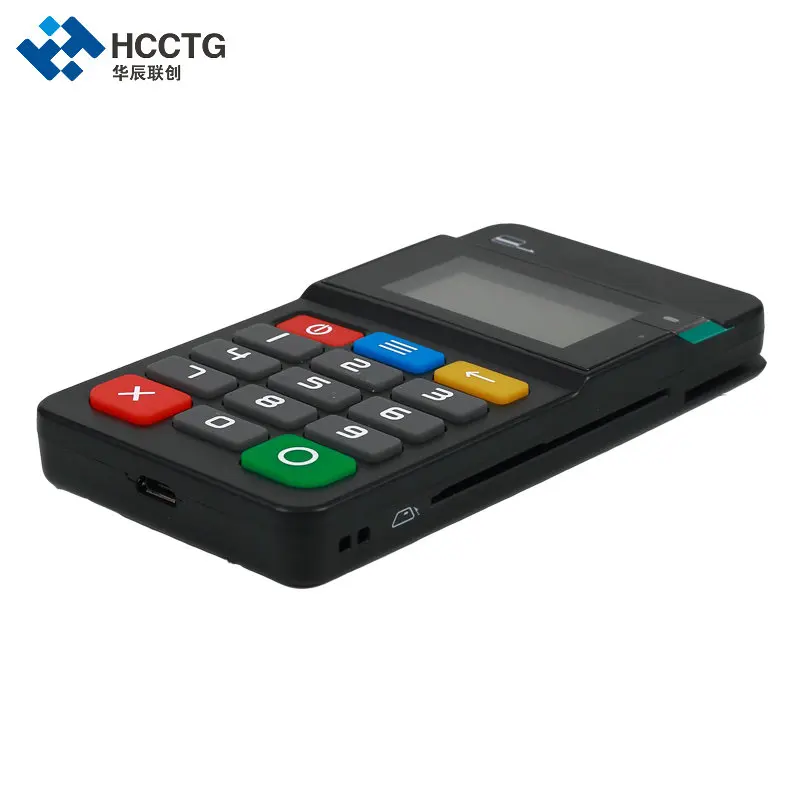 Маленький и портативный Bluetooth 4,0 NFC Android Mpos с pinpad HTY711