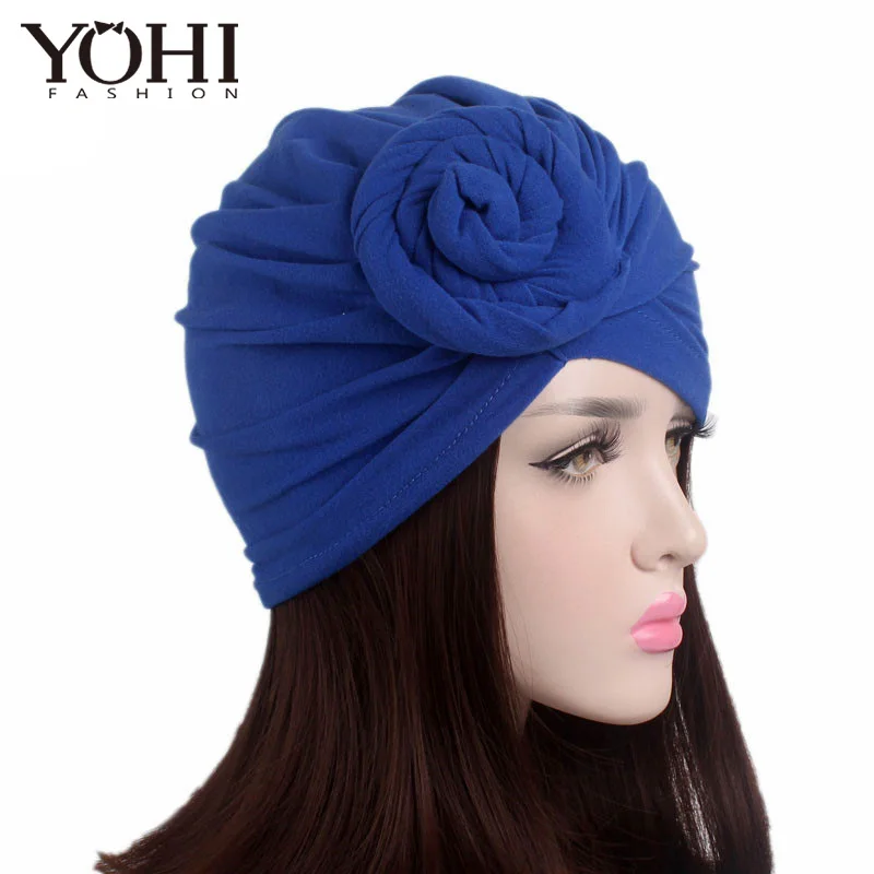 New Fashion Mommy and kids turban Hat Cap with Big Bow Soft Cute Knot Nursery Beanie knotted headban popular beanies hats