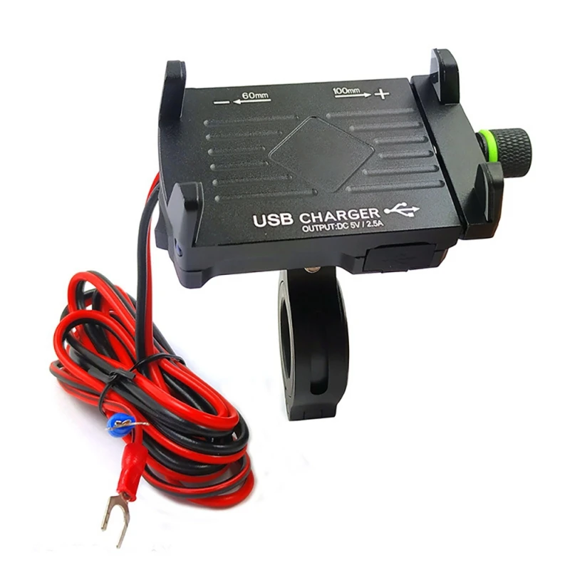 Universal Motocycle Handlebar Cellphone Mount With Charger Aluminum Holder Waterproof 12V For IPhone SAMSUNG XIAOMI Universal Motocycle Handlebar Cellphone Mount With Charger Aluminum Holder Waterproof 12V For IPhone SAMSUNG XIAOMI