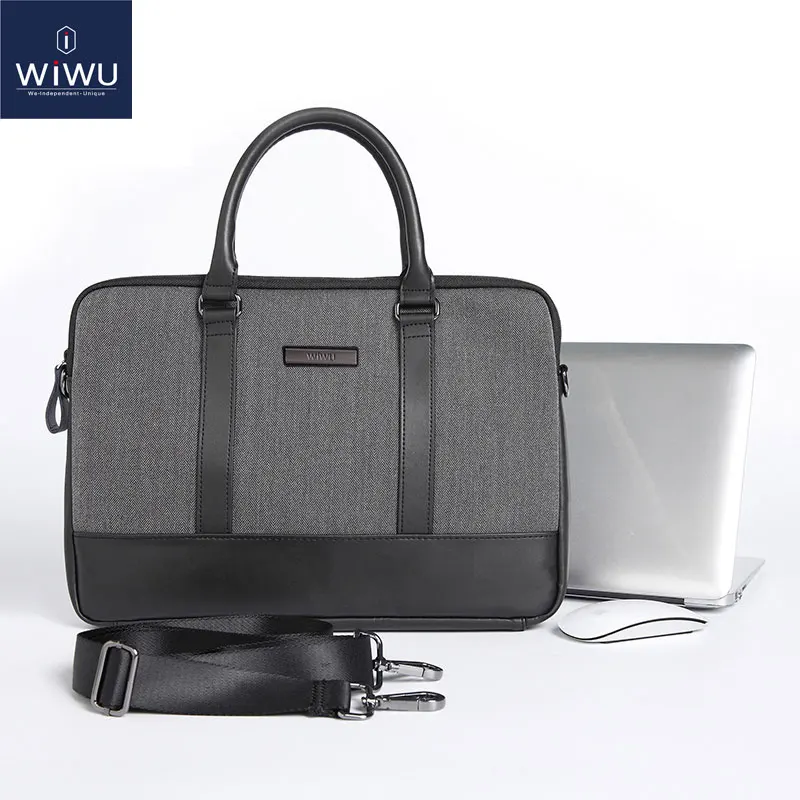 

WIWU Leather Laptop Bag Case for MacBook Pro 13 Computer Bag for Xiaomi Notebook Air 13 Laptop Bag for MacBook Pro 16 A2141 2019