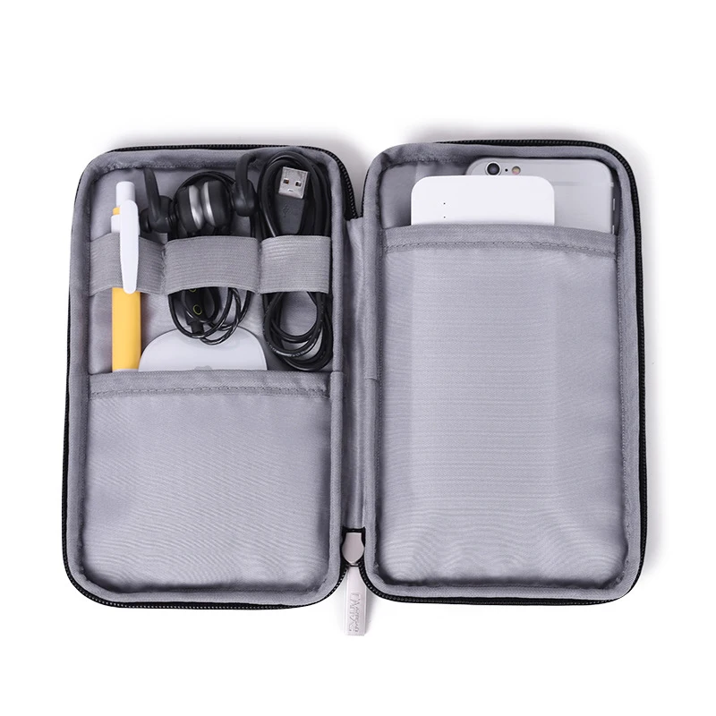 Travel Universal Cable Organizer Electronics Accessories Storage Bag Charger and Cable Hard Drive Protection Case