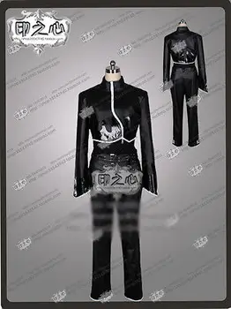 

THE KING OF FIGHTERS ASH CRIMSO COSPLAY COSTUME HALLOWEEN BLACK UNIFORM FULL SET