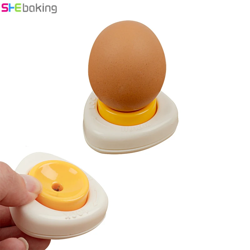 

Shebaking 1pc Creative Egg Piercer Pricker With Lock Easter Egg DIY Maker Egg Dividers Kitchen Craft Egg Tool Gadget Cookware