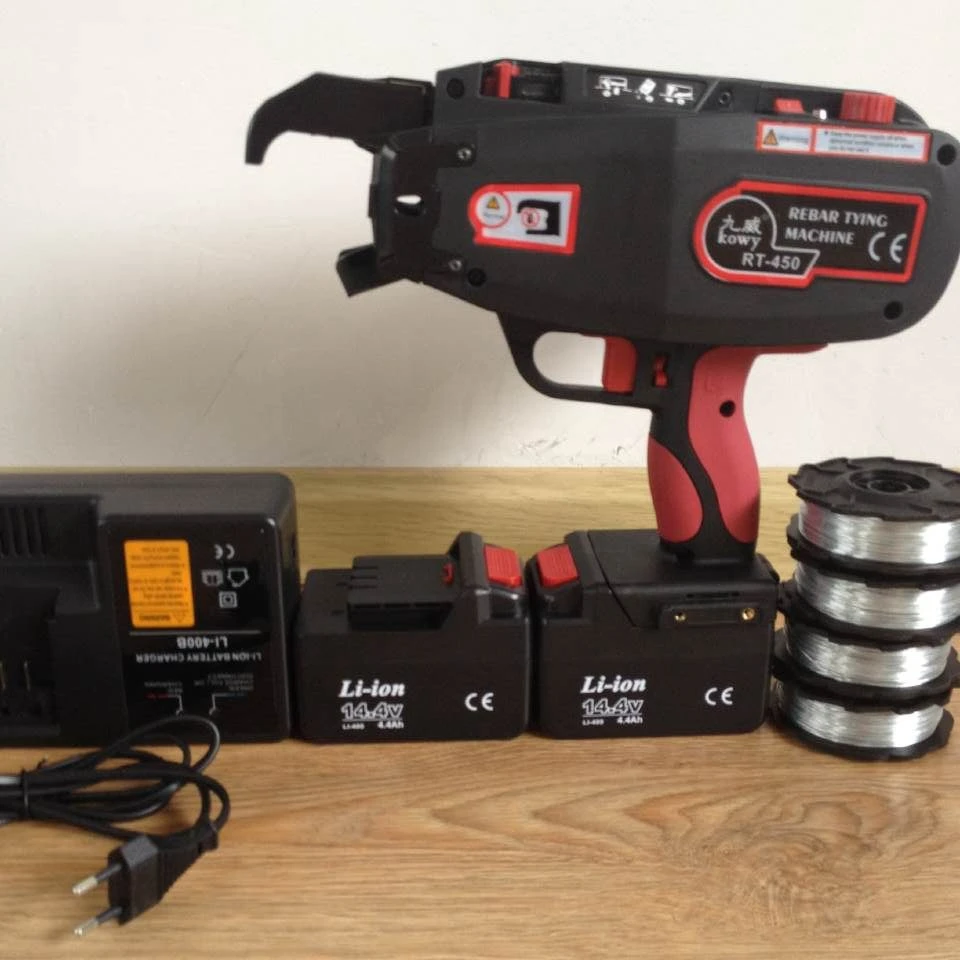 

iGeelee - RT-450 Automatic Cordless Rebar Tier Machine range from 6-45mm max CE Approved with high quality