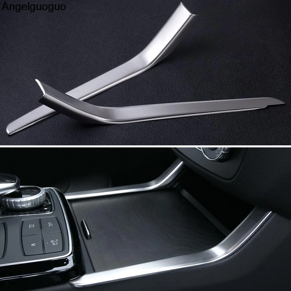 Автомобильная центральная консоль боковые Планки Рамка для Mercedes Benz 2012- ML W166/2013- GL X166/- GLE W166 C292/ GLS