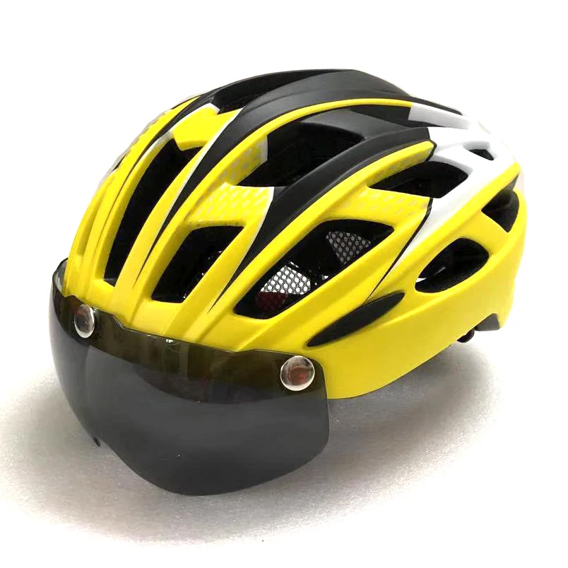 Szelyia Велоспорт шлем линзы солнцезащитные очки козырек велосипедный шлем da bicicleta bici Mtb велосипедный шлем 57-61 см