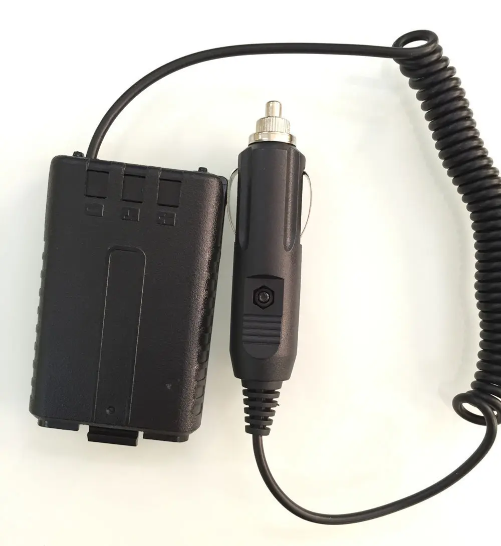 Baofeng автомобильный Зарядное устройство Батарея Элиминатор адаптер для UV-5R UV-5RB UV-5RA серии двухстороннее радио иди и болтай Walkie Talkie “иди и аксессуары