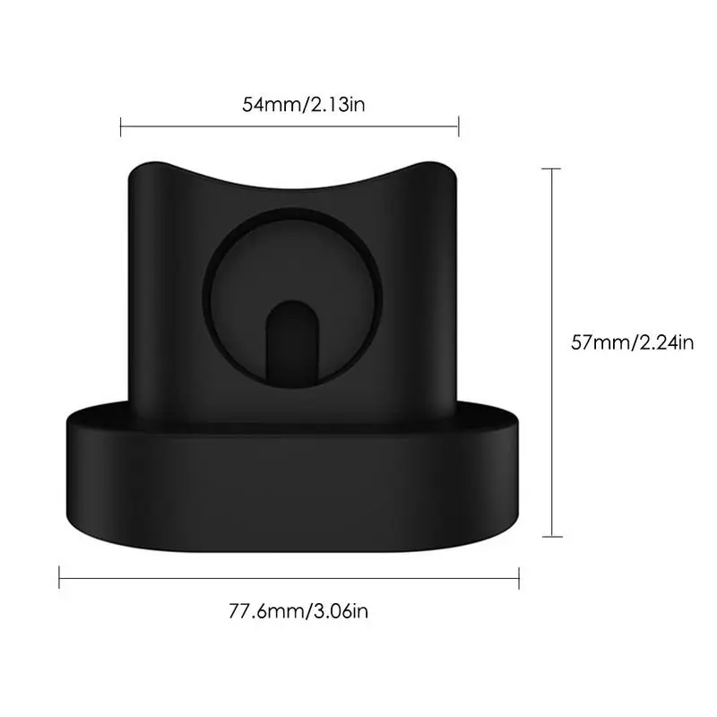 4-in-1 Charging Dock Silicone Charging Holder For iWatch / Airpods With Data Cable Snon-slip Waterproof Scratch-resistant