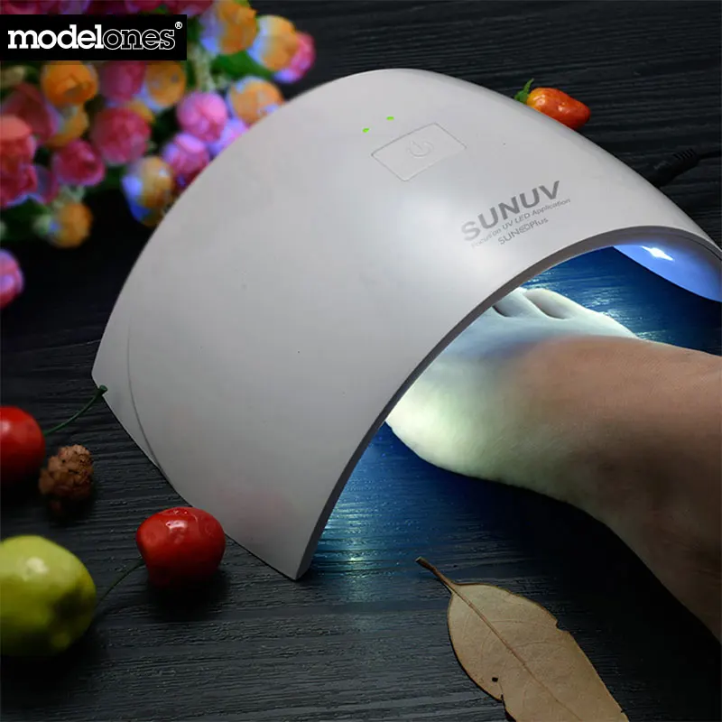 Modelones SUN9c Plus 36W UV Led Nail Lamp For Cure All Gels 18 LEDs Nail Dryer