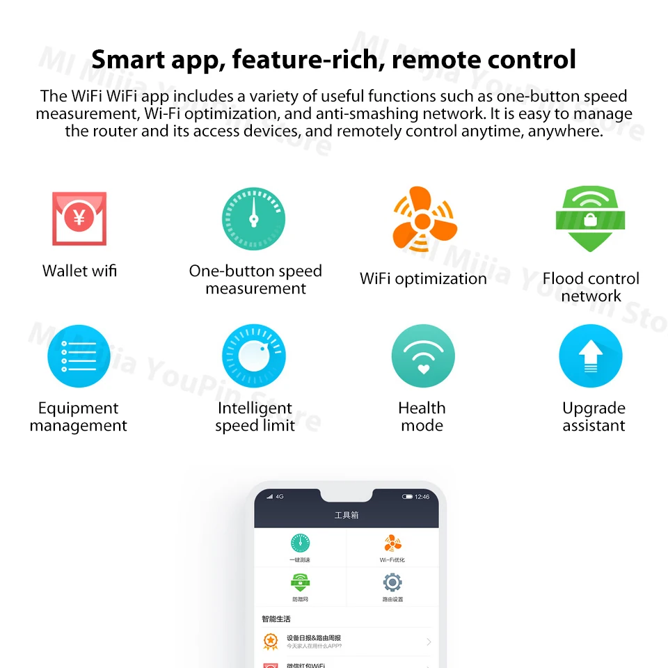 Xiaomi Mi 4A Router Dual Band 2.4GHz 5GHz AC 4 Antennas Support WPA 4A Gigabit Version (12)