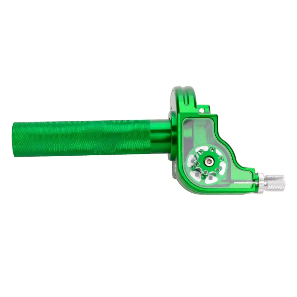 

GOOFIT CNC Aluminum Universal Handle Grips Throttle Tube Sleeve Twist Clamp for Dirt Bike Motorcycle Scooters Green H053-706