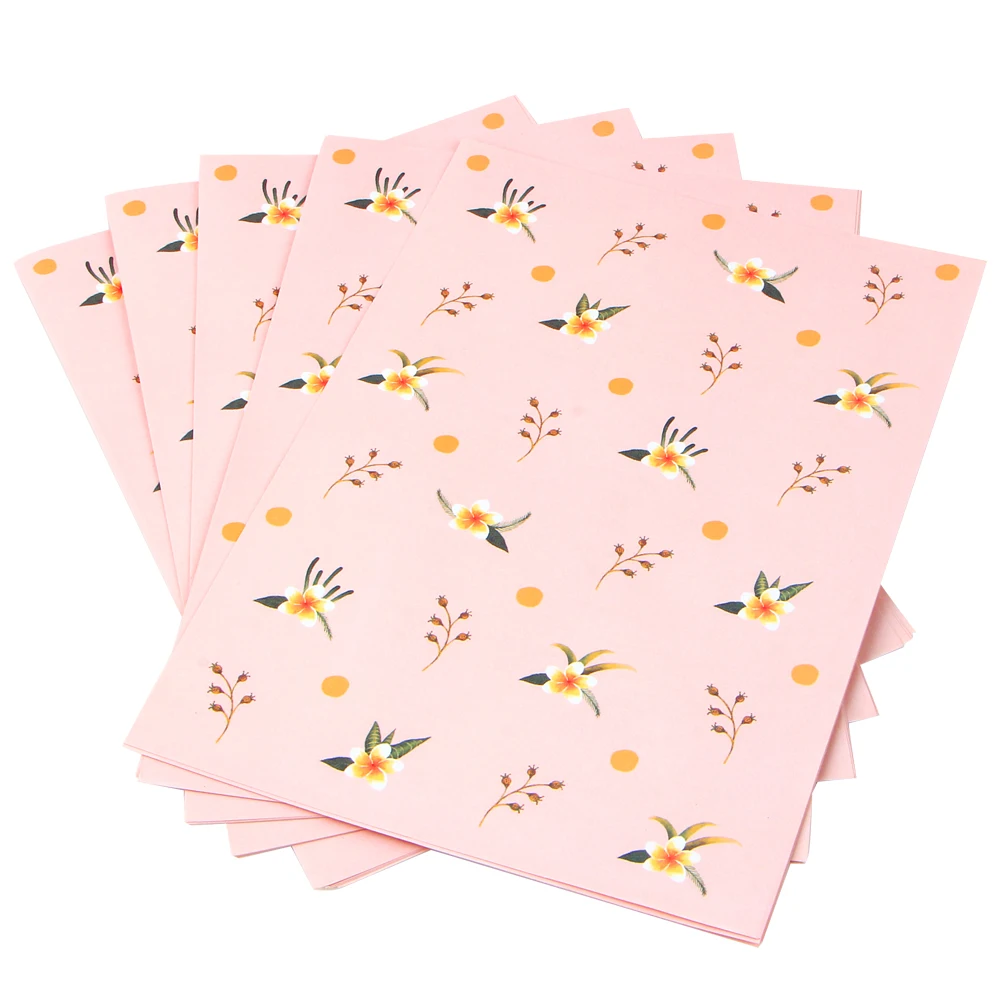 5 styles nice gift for post card letter paper love letter expression nice letter paper
