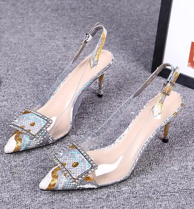 

New leather serpentine sandals for summer 2019