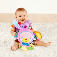 New arrival Baby toy Comforting doll with BB rattles Toys for baby 0-13 years baby play toy Appease dolls WJ199-WJ202