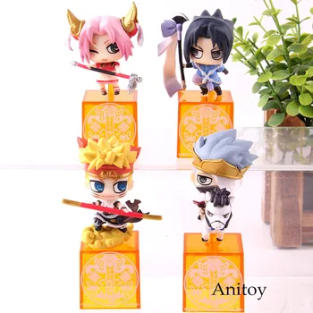 

Q Version Naruto Kakashi Figure Action Haruno Sasuke COS Journey to the West PVC Naruto Shippuden Collection Model Toy 4pcs/set