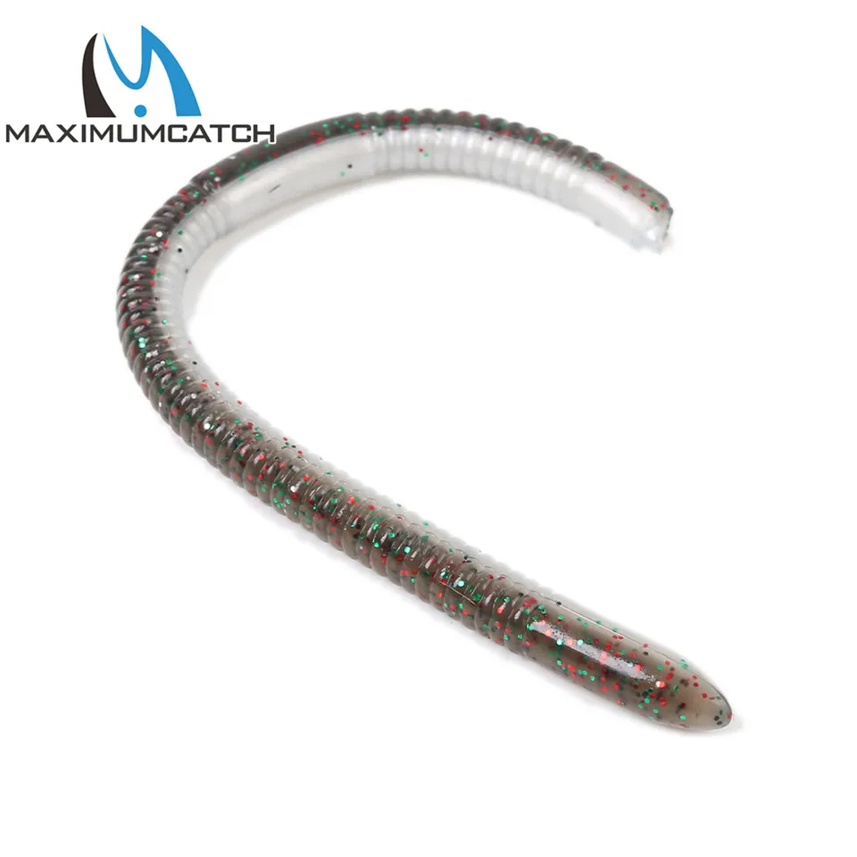 Maximumcatch 10Pcs/Lot Bass Fishing Worm Soft Fishing Lures 122mm 5.4g