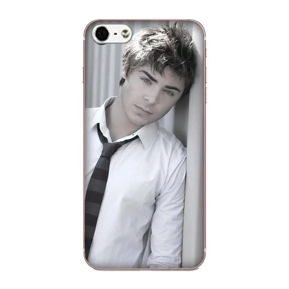 Прозрачный чехол для Apple iPhone 4 4S 5 5C 5S SE 6 6S 7 8 Plus X XS Max XR Zac Efron Douchey|Чехлы-накладки| |