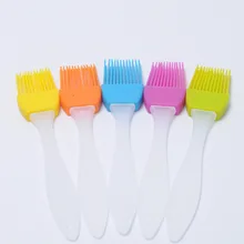 Силиконовые Цвет Фул выпечки для хлеба и выпечки инструменты для барбекю масло крем безопасность посуды щеточка для барбекю для выпечки инструменты случайных цветов