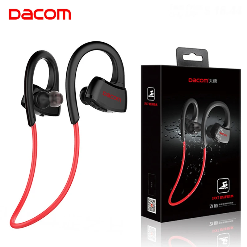 

DACOM P10 MP3 Player Phone Headset Stereo Sport Wireless Bluetooth Earphones Headphone with 512M Memory IPX7 Waterproof Headset
