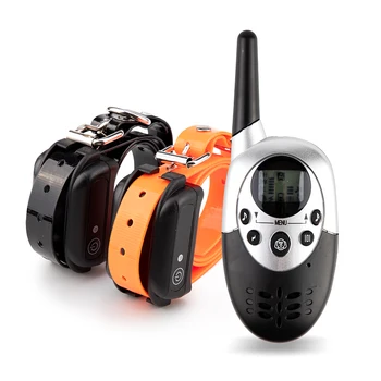 

1000M Pet Dog Training Collar Pet Training Collar Dog Trainer Waterproof Rechargeable Remote Electric Shock For Two Dogs