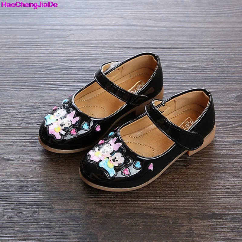 

HaoChengJiaDe White Casual Shoes Kids Baby Girls Springtime New Style Fashion Princess Soft Cartoon Shoes Europe Size 21-36