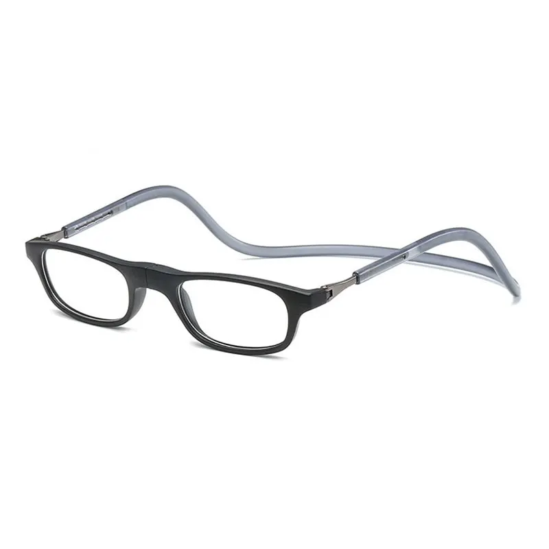 8036 очки для чтения, мужские и женские портативные очки для чтения+ 1,00+ 1,50+ 2,00+ 2,50+ 3,00+ 3,50+ 4,00 - Цвет оправы: Черный