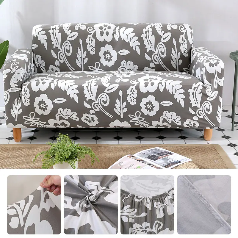 

Sofa Cover Cloth Printed Sofa Covers 2 And 3 Seats Modern Covers for Living Room Sofa SA47026