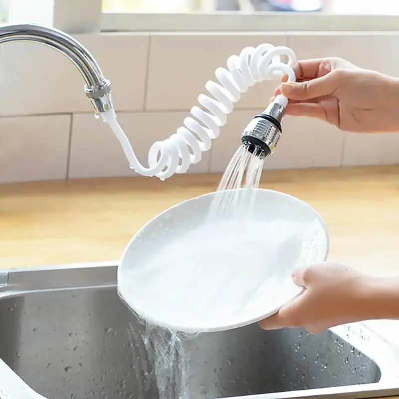Вращающийся кухонный кран пузырьковый аэратор растягивающийся водосберегающий кран удлинитель для ванной комнаты домашний кухонный распылитель