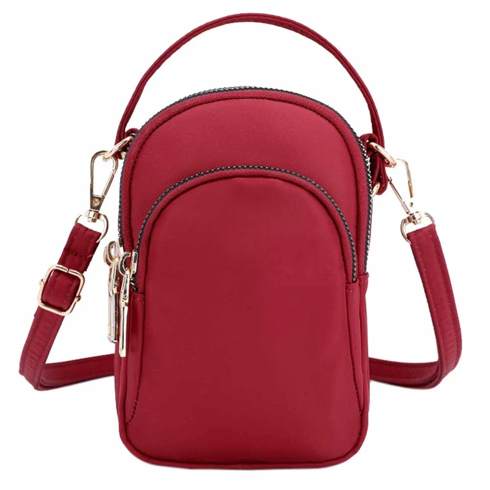 

Xiniu Backpack Bags 2019 Women's Shoulder Candy Colors Bag Lightweight Nylon Bag Mobile Phone Headset Bag