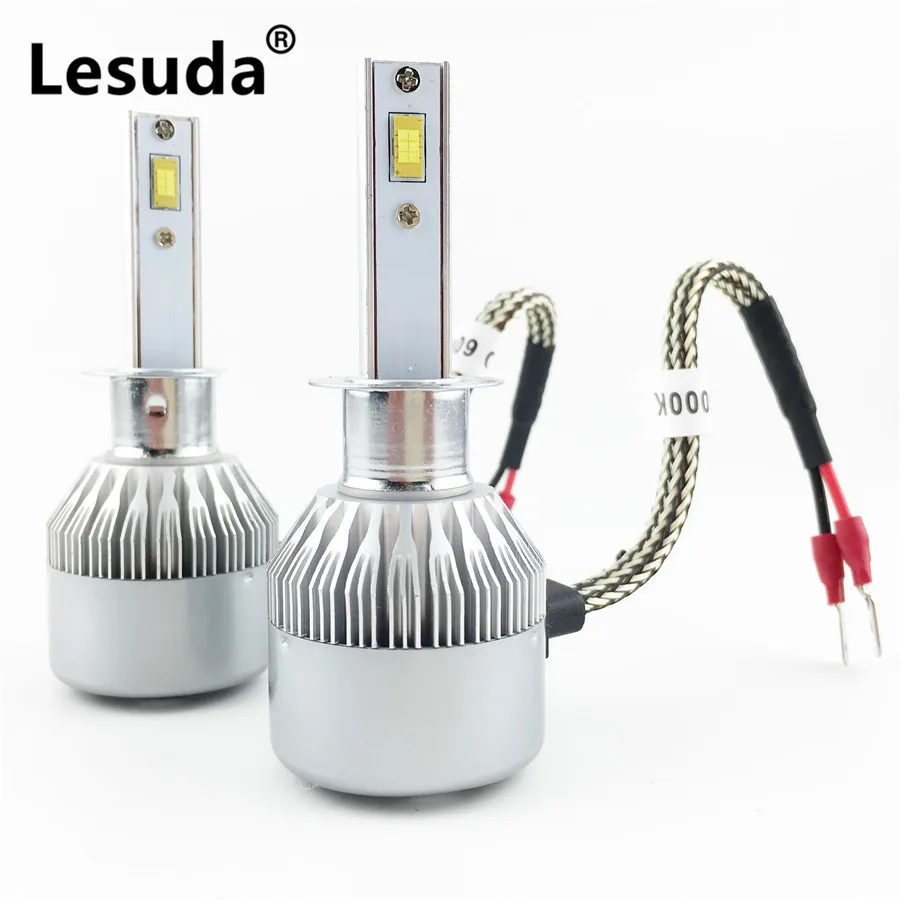 Car Styling Car LED Headlight H1 72W 7600lumen Headlight Conversion Lamp Kit Auto Car Front