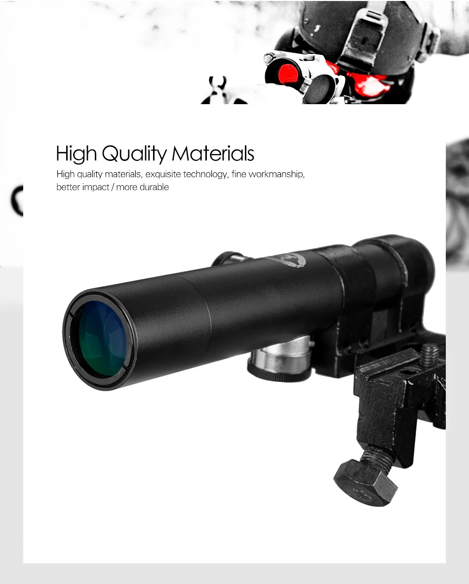 Multi-revestido à Prova de Choque para Mosin 3.5x à Prova de Choque Multlcoated Lentes Multi-revestido Escopo 3.5x Nagant Rifle Scope Riser Svt-40 5 Esporte e Lazer