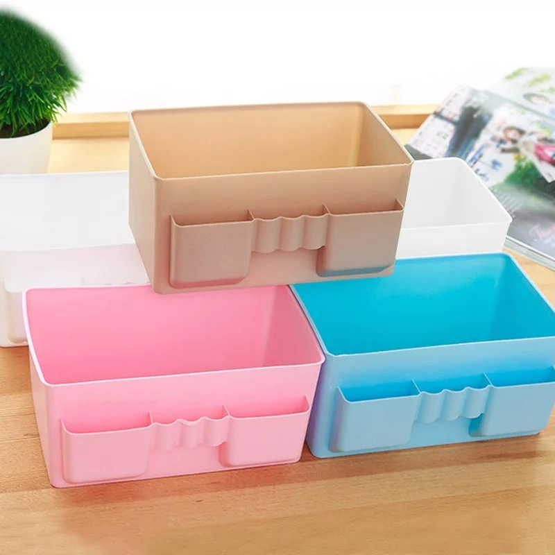 Креативные многофункциональные пластиковые коробки для хранения косметики, туалетный столик для ванной, органайзер для ювелирных изделий, коробка для хранения