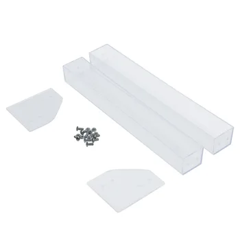 

Two Layers Transparent Durable Acrylic Plate Plastic and Metal Parts Nail Polish rack Makeup Display Stand Rack Organizer Holder