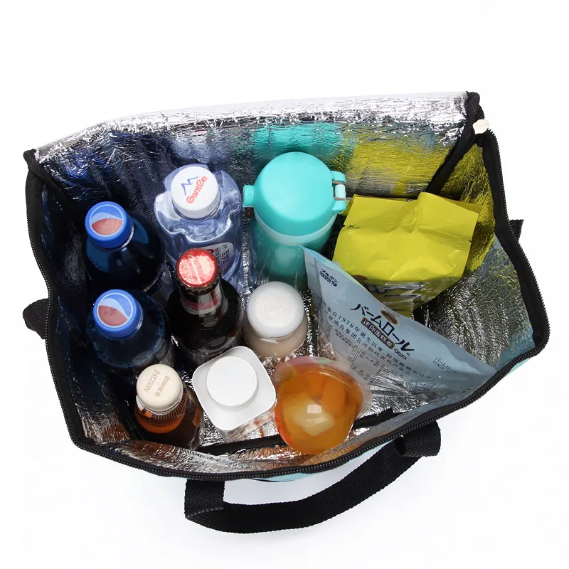 14л Портативная сумка-холодильник большая Термосумка для пикника, Ланч-бокс, теплоизоляционная сумка на плечо для напитков, вина, еды, холодных и теплых, крутая Сумка-переноска